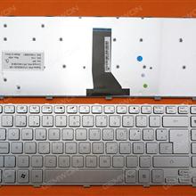 GATEWAY NV47H SILVER FRAME SILVER SP N/A Laptop Keyboard (OEM-B)