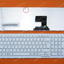 SONY VPC-EF Series WHITE FRAME WHITE FR N/A Laptop Keyboard (OEM-B)