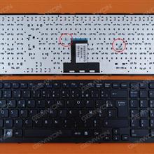 SONY VPC-EB BLACK FRAME BLACK(Without foil) FR N/A Laptop Keyboard (OEM-B)