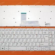 TOSHIBA  L50-B S50-B L50D-B L50T-B L50DT-B L55(D)-B S55-B S55T-B S55D-B  WHITE (Without FRAME, Win8) TR N/A Laptop Keyboard (OEM-B)