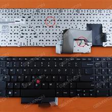 ThinkPad E520 GLOSSY FRAME BLACK(With Point stick) US N/A Laptop Keyboard (OEM-B)