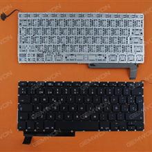 APPLE Macbook Pro A1286 BLACK (without Backlit,Pulled ) SP N/A Laptop Keyboard (OEM-A)