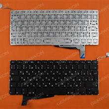 APPLE Macbook Pro A1286 BLACK (For 2008) RU N/A Laptop Keyboard (OEM-A)