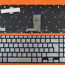 SAMSUNG 770Z5E NP770Z5E 880Z5E NP880Z5E SILVER Backlit (For Win8) LA N/A Laptop Keyboard (OEM-B)