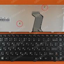 LENOVO Y570 BLACK FRAME BLACK OEM RU N/A Laptop Keyboard (OEM-A)