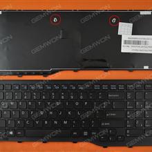 FUJITSU Lifebook AH552 BLACK FRAME BLACK (Win8) US AEFS6U01010 CP611954-01 Laptop Keyboard (OEM-B)