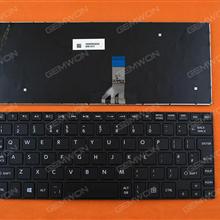 TOSHIBA Satellite NB10 NB15 BLACK FRAME BLACK (Win8) UK 9Z.N8PSU.30U TW3SU 0U Laptop Keyboard (OEM-B)