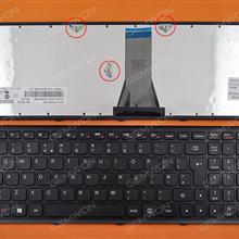 LENOVO G500S S500 flex 15 BLACK FRAME BLACK(For Win8 UK N/A Laptop Keyboard (OEM-B)