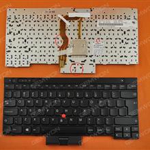 ThinkPad T430 T530 X230 BLACK (Big Enter Reprint Win8) US N/A Laptop Keyboard (Reprint)