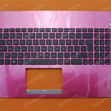 ASUS X501A PINK COVER +BLACK KEYBOARD(For Win8) TR AEXJ5A00010  OKNWB0-6101TU00 Laptop Keyboard (OEM-B)