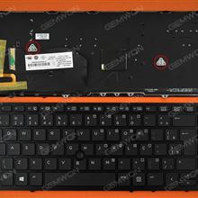HP EliteBook 840 G1 850 G1 BLACK FRAME BLACK (Backlit,with point,Win8) BR N/A Laptop Keyboard (OEM-B)