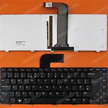DELL Vostro 3550/XPS L502/New Inspiron 14R/Inspiron N4110 M4110 N4050 M4040 N5050 M5050 M5040 N5040 N411Z BLACK FRAME BLACK(Win8,Backlit) UK 9Z.N8VBW.00U L90BW 0U Laptop Keyboard (OEM-B)