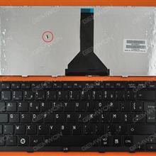 TOSHIBA R800 R845 BLACK FRAME BLACK FR N/A Laptop Keyboard (OEM-B)