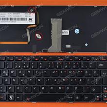 LENOVO Y480 GRAY FRAME BLACK(Backlit) TR N/A Laptop Keyboard (OEM-B)