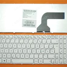 ASUS G73 WHITE FRAME WHITE Win8 FR N/A Laptop Keyboard (OEM-B)