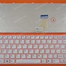 SONY SVE 11 PINK FRAME WHITE US N/A Laptop Keyboard (OEM-B)
