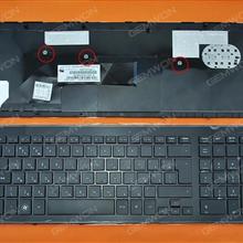 HP PROBOOK 4720S BLACK FRAME BLACK Big Enter RU N/A Laptop Keyboard (OEM-B)
