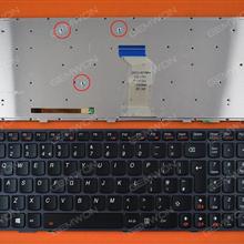 LENOVO Y580 GRAY FRAME BLACK(Backlit,Win8) UK N/A Laptop Keyboard (OEM-B)