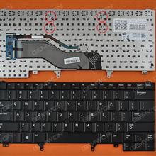 DELL Latitude E6420 E5420 E6220 E6320 E6430 BLACK(With Point stick,Blue print,Win8) US N/A Laptop Keyboard (OEM-B)