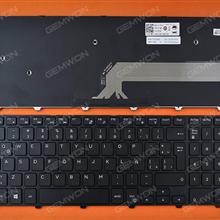 Dell Inspiron 15-5000 Series 5547 5521 5542 BLACK FRAME BLACK (Win8) LA N/A Laptop Keyboard (OEM-B)