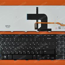 Dell Inspiron 17R-5721 3721 GLOSSY FRAME BLACK (Backlit,For Win8) RU NSK-DZABC  PK130T31B06 Laptop Keyboard (OEM-B)