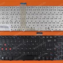 MSI GT660 GT660R GT663 GT685 GT685RGLOSSY FRAME BLACK (Without foil,For Win8) US V1119220DK3 Laptop Keyboard (OEM-B)