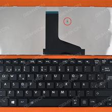 TOSHIBA L830 L840 BLACK FRAME BLACK( Win8 ) SP N/A Laptop Keyboard (OEM-B)
