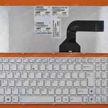 ASUS G60 WHITE FRAME WHITE Win8 UK N/A Laptop Keyboard (OEM-B)