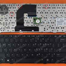 HP EliteBook 8460P BLACK FRAME BLACK(With Piont Stick,OEM,For Win8) US N/A Laptop Keyboard (OEM-A)
