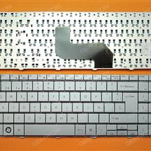 GATEWAY NV52 NV53/Packard Bell EasyNote DT85 LJ61 LJ63 LJ65 LJ67 LJ71 SILVER (Without foil) SP N/A Laptop Keyboard (OEM-B)