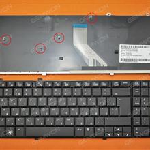 HP DV6-1000 DV6-2000 BLACK (Big Enter) RU N/A Laptop Keyboard (OEM-B)