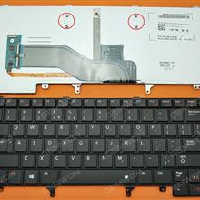 DELL Latitude E6420 E5420 E6220 E6320 E6430 BLACK(Without Point stick,Backlit,Win8) US N/A Laptop Keyboard (OEM-B)