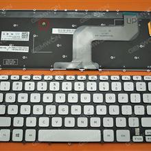 DELL Inspiron 14 7000 SILVER (WithOut Fame,Backlit,Win8) US 9Z.NATBW.001  NSK-LFOBW Laptop Keyboard (OEM-B)