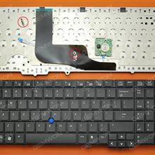 HP Probook 6540B 6545B 6550B BLACK(With Point stick,Version 2) US N/A Laptop Keyboard (OEM-B)