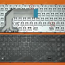 HP Pavilion 17-e GLOSSY FRAME BLACK(Win8) UK V140546BK1  UK Laptop Keyboard ( )