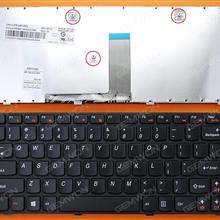 LENOVO Z380 Z480 Z485 G480 G485 BLACK FRAME BLACK(For Win8,Version 2) US N/A Laptop Keyboard (OEM-B)