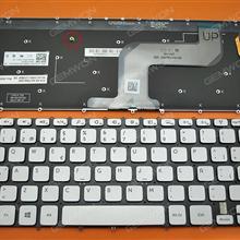 DELL Inspiron 14 7000  SILVER (WithOut Fame,Backlit,Win8) SP 9Z.NATBW.00S  NSK-LFOBW Laptop Keyboard (OEM-B)