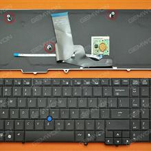 HP 8540W BLACK(With Point stick ) OEM US N/A Laptop Keyboard (OEM-A)