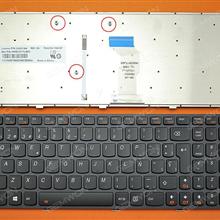 LENOVO Y580 GRAY FRAME BLACK(Backlit,WIN8) SP 25207366 Laptop Keyboard (OEM-B)