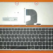 LENOVO Z500 SILVER FRAME BLACK(Backlit,Win8) US 25210665 Laptop Keyboard ( )