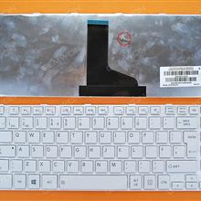 TOSHIBA L830  L840 WHITE FRAME WHITE(For Win8) UK N/A Laptop Keyboard (OEM-B)