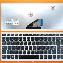 LENOVO U310 SILVER FRAME BLACK(For Win8) SP 9Z.N7GSQ.E0S BCESQ Laptop Keyboard (OEM-B)