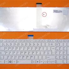 TOSHIBA L850 WHITE FRAME WHITE UK N/A Laptop Keyboard (OEM-B)