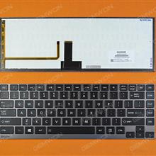 TOSHIBA U900 GRAY FRAME BLACK(For Win8,Backlit) US AETEAU01020-US    N860-7837-T601 Laptop Keyboard (OEM-B)