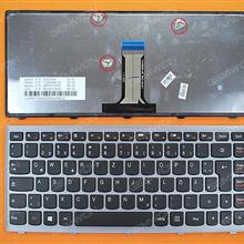 LENOVO flex 14 G400S  GRAY FRAME BLACK (For Win8) GR N/A Laptop Keyboard (OEM-B)