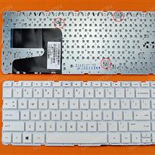 HP Pavilion 14-E WHITE(Without FRAME,Without Foil,With 3 screws ,For Win8) US N/A Laptop Keyboard (OEM-B)