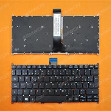 ACER V5-122P BLACK(For Win8,Without FRAME,Backlit) SP N/A Laptop Keyboard (OEM-B)