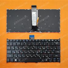 ACER V5-122P BLACK(For Win8,Without FRAME,Backlit) RU N/A Laptop Keyboard (OEM-B)