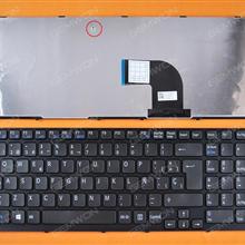 SONY SVE17 BLACK FRAME BLACK(For Win 8 ) SP N/A Laptop Keyboard (OEM-B)