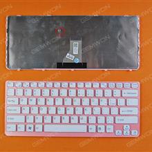 SONY SVE14 PINK FRAME WHITE US N/A Laptop Keyboard (OEM-B)